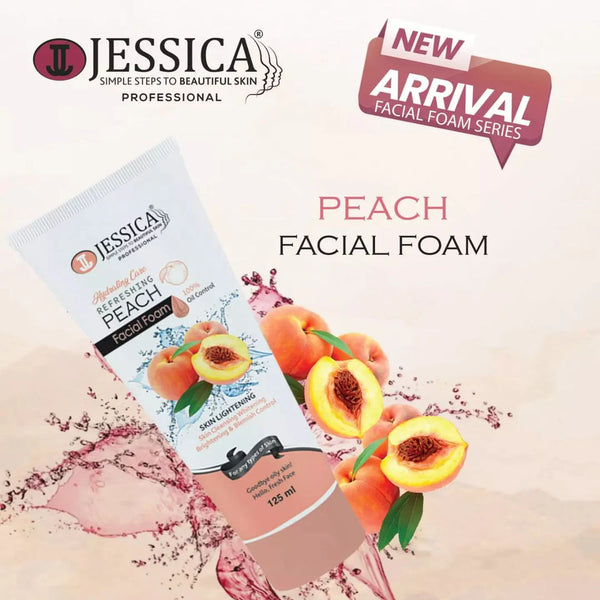 Jessica Peach Facial Foam Face Wash 125ml