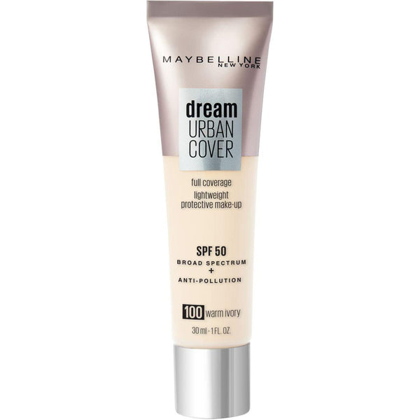 Maybelline Dream Urban Cover Full Coverage SPF40 30mL - 100 Warm Ivory