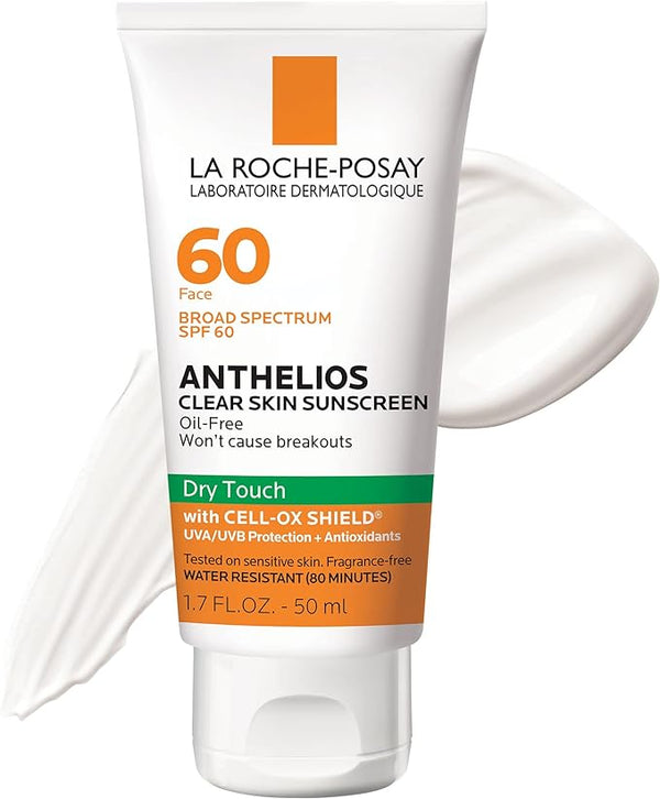 La Roche-Posay Anthelios Clear Skin Face Sunscreen for Oily Skin with SPF 60, 50gm