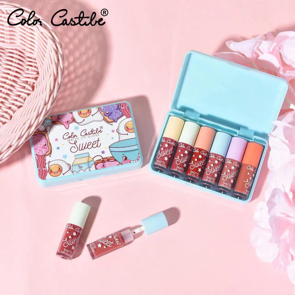 Color Castile Sweet Matte LipGloss 6in1 Pack