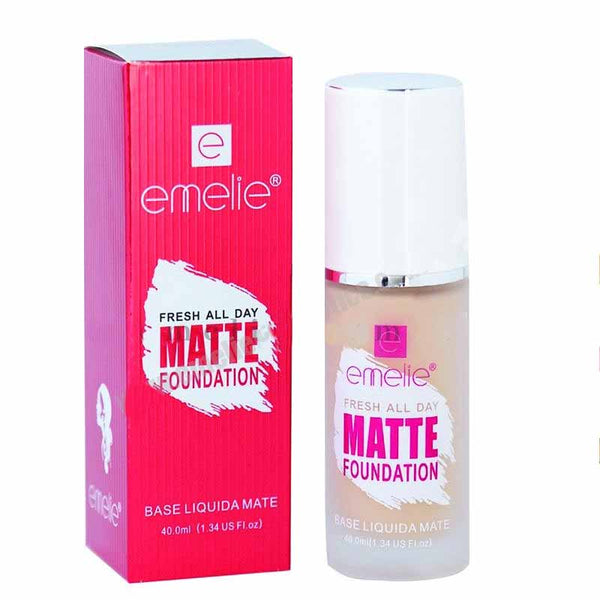 Emelie Fresh All Day Matte Foundation (40ml)