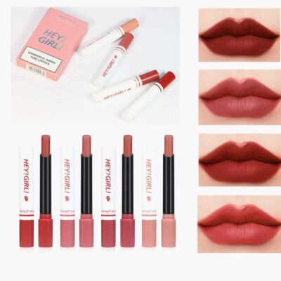 Hey girl lipstick Pack of 4 Lipsticks Matte Long Lasting touch colors Hey Girl Velvet Matte Lipsticks