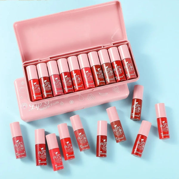 Pack Of 10 Teayson Lip Glow Glosses