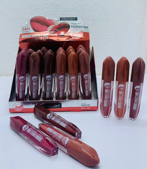 HGOSH Fashion Matte lip Gloss 6Pcs Set