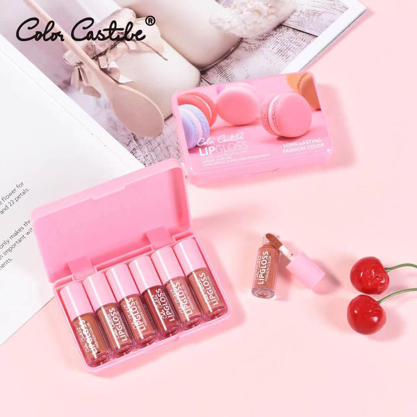 Color Castile cherry 🍒 Matte LipGloss 6in1 Pack