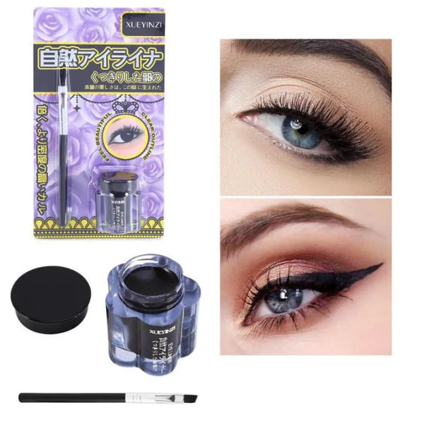 Water Proof Gel Eye Liner With Brush